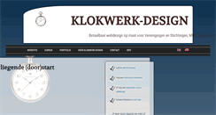 Desktop Screenshot of klokwerk-design.nl