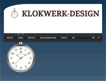 Tablet Screenshot of klokwerk-design.nl